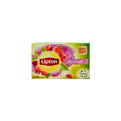 Lipton Berries Green Tea, Tea Bags 20s