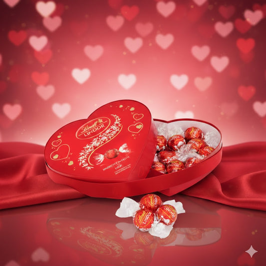 Lindt Lindor Milk Heart Truffles Box 160g ❤️