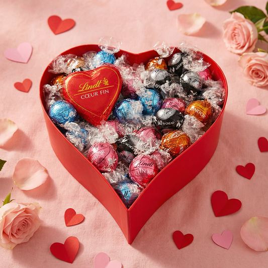 Lindt Valentine Hamper Lindor Assorted 500g + Lindt Heart 💗