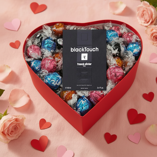 Lindt Valentine Hamper Lindor Assorted 500g + Franck Olivier Blue Touch Men EDT 100ml 💗