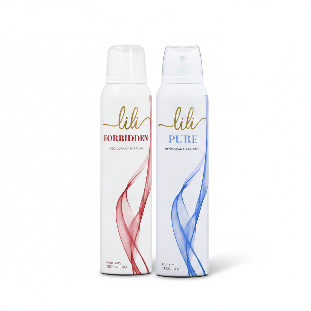 Lili Deodorant Forbidden 150ml + Deodorant Pure 150ml, 15% OFF