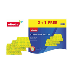 Vileda Floor Cloth Yellow 2+1