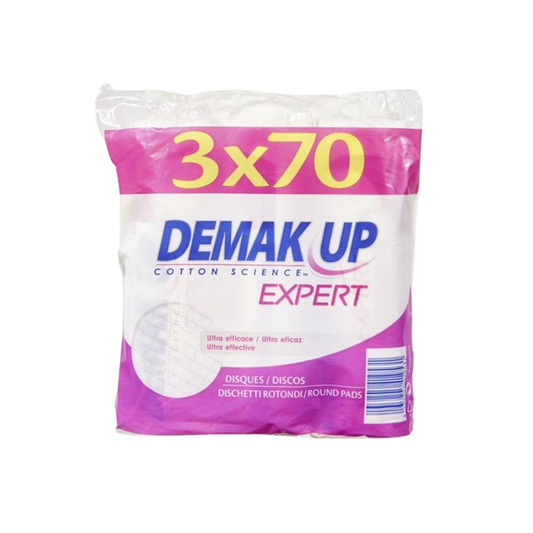 DemakUp Expert Cotton Round Pack of 3x70s