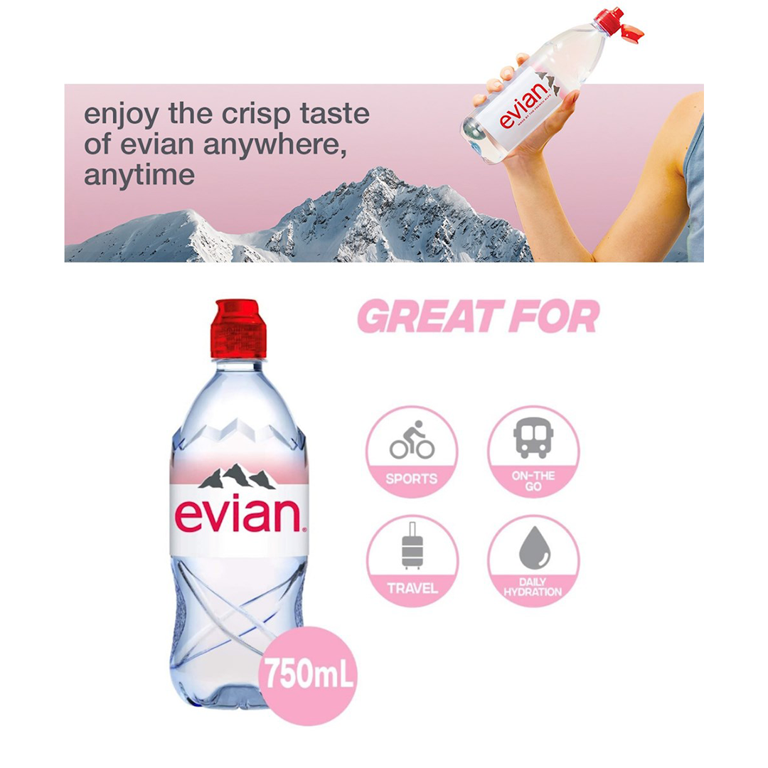 Evian Eau Minerale 75CL