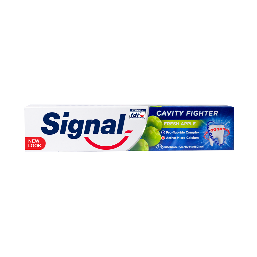 Fat Toothpaste Fattal Online - Buy Signal Toothpaste Cavity Fighter Apple 120ml in Lebanon