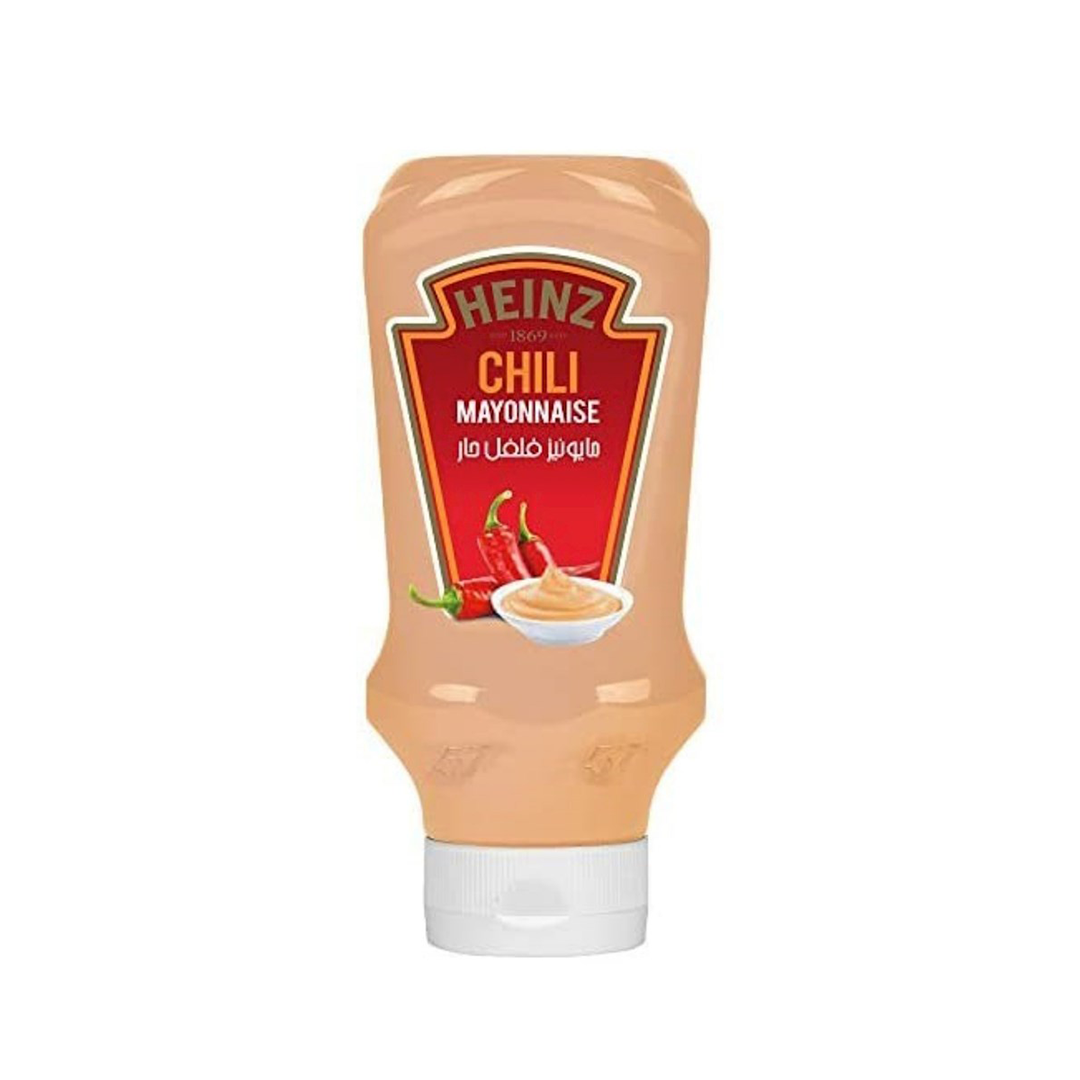 Heinz Mayonnaise, Chilli, Top Down Squeezy Bottle, 400ml