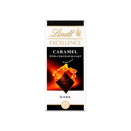 Lindt Excellence Dark Caramel & Sea Salt Bar 100g