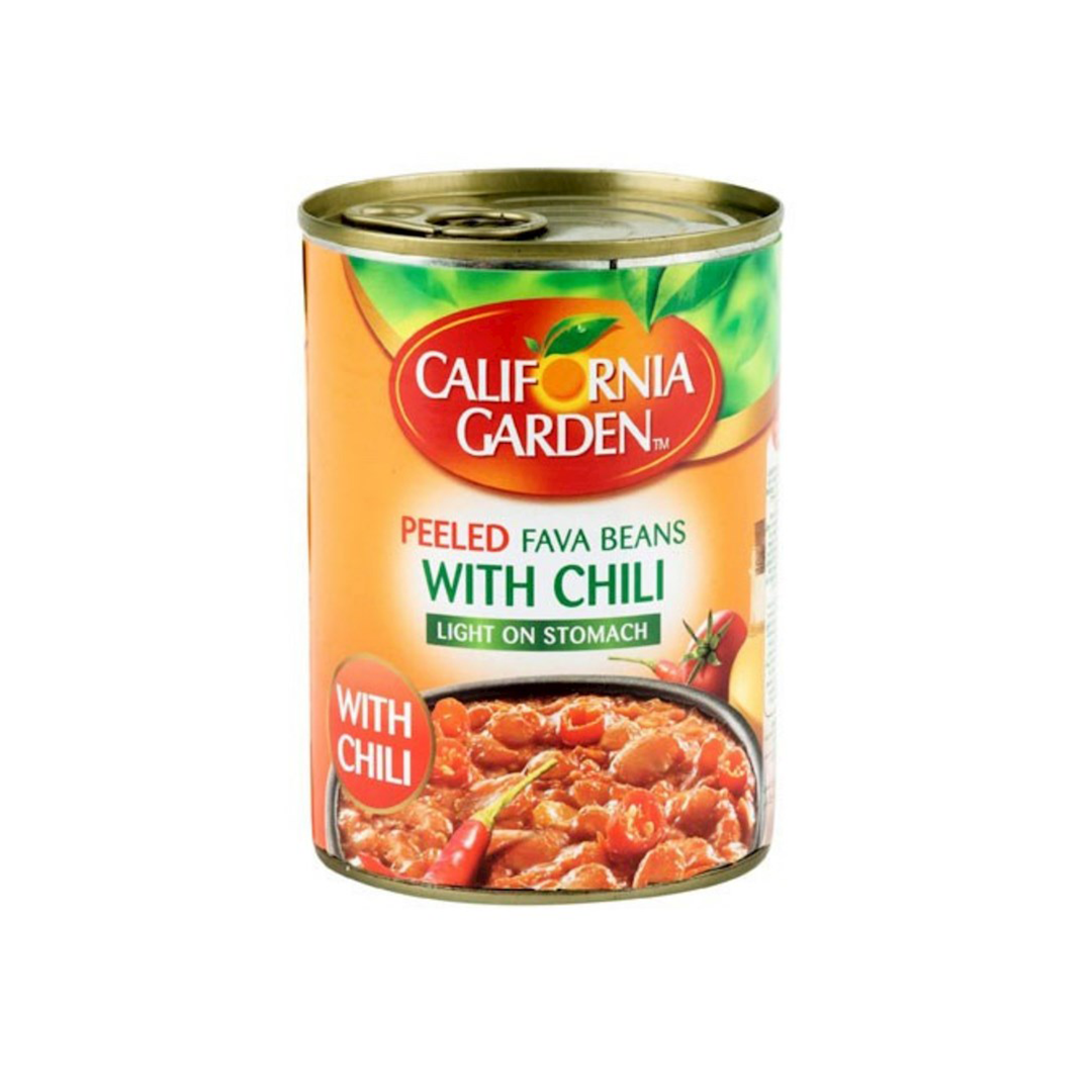 California Garden Peeled Foul With Chili 450g