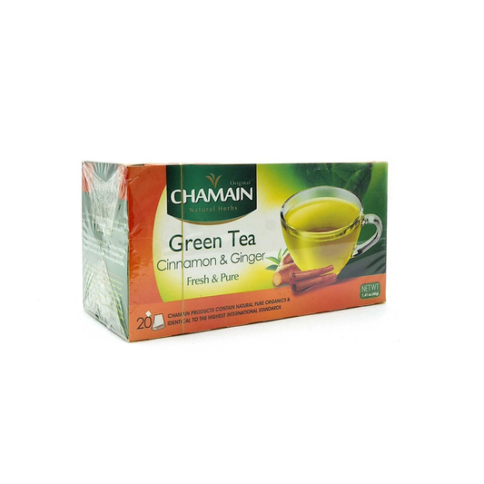 Chamain Green Tea Cinnamon & Ginger