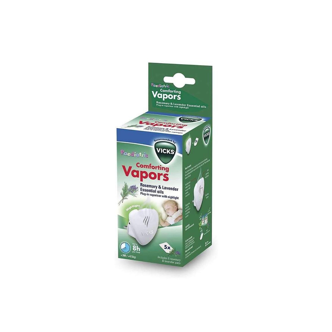 Vicks Comforting Vapors, Rosemary Lavender Oil, 5 Pads, VH1700JUV-UK