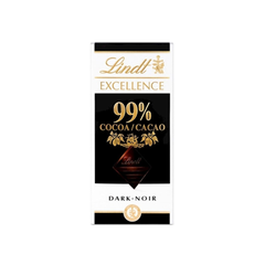 Lindt Excellence Dark 99% 50G