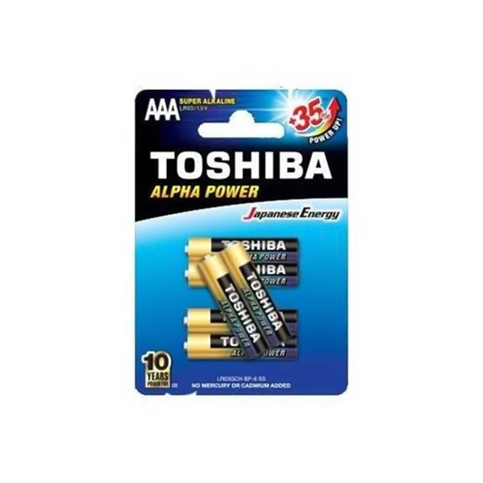 Toshiba Alpha Power AAA(4+2 Free) Alkaline LR03 292765