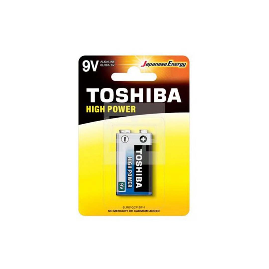 Toshiba Blue High Power 9V Alkaline 6LF 291637