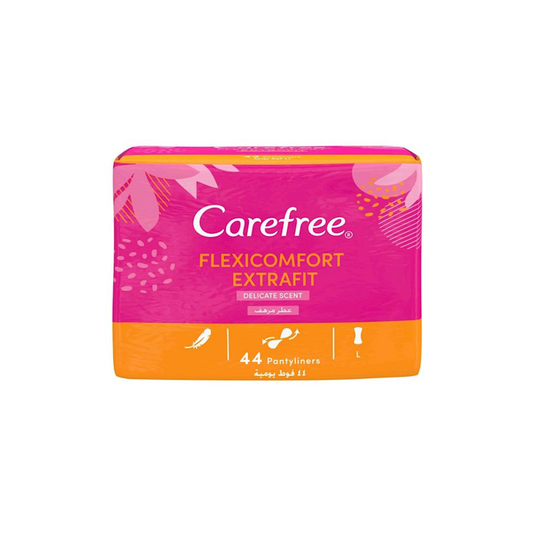 Carefree Flexi Comfort Extra Fit Delicate Scent 44s