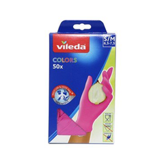 Vileda Gloves Nitrile Colors 50 S/M