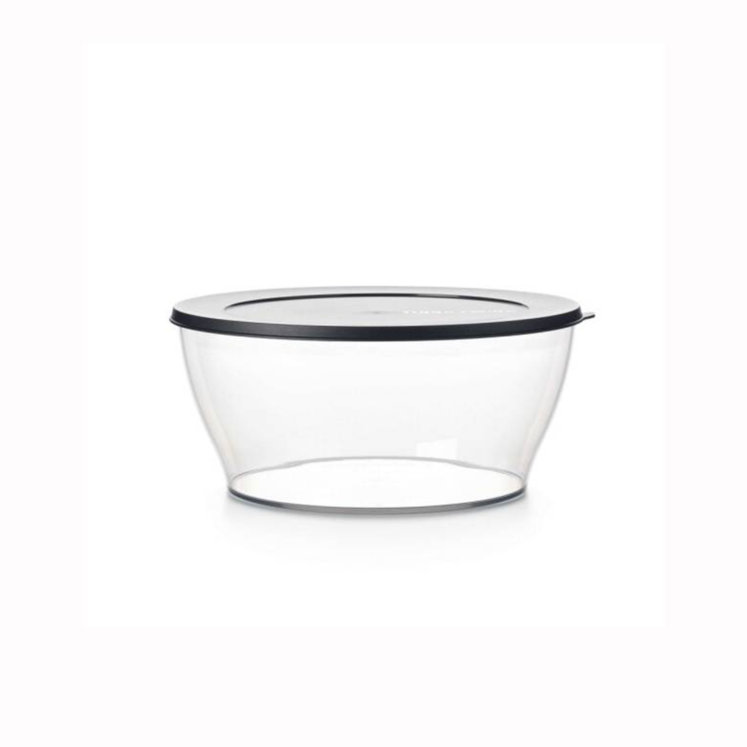 Tupperware 245861 Clear Bowl 6L -Jet Black