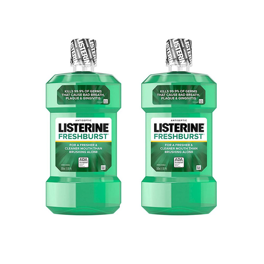 Listerine Fresh Burst 250ml Pack of 2, 35% Off