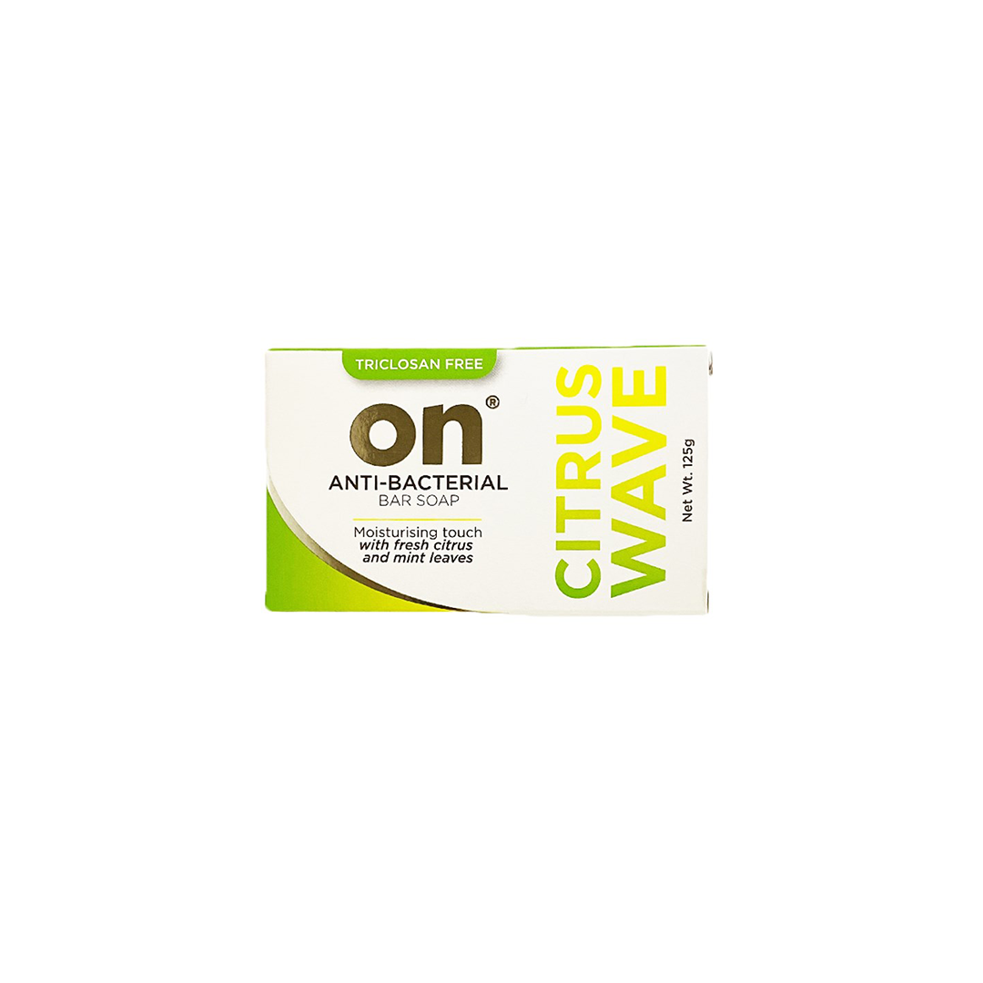 On Anti-Bacterial Soap Bar Citrus Wave 125G