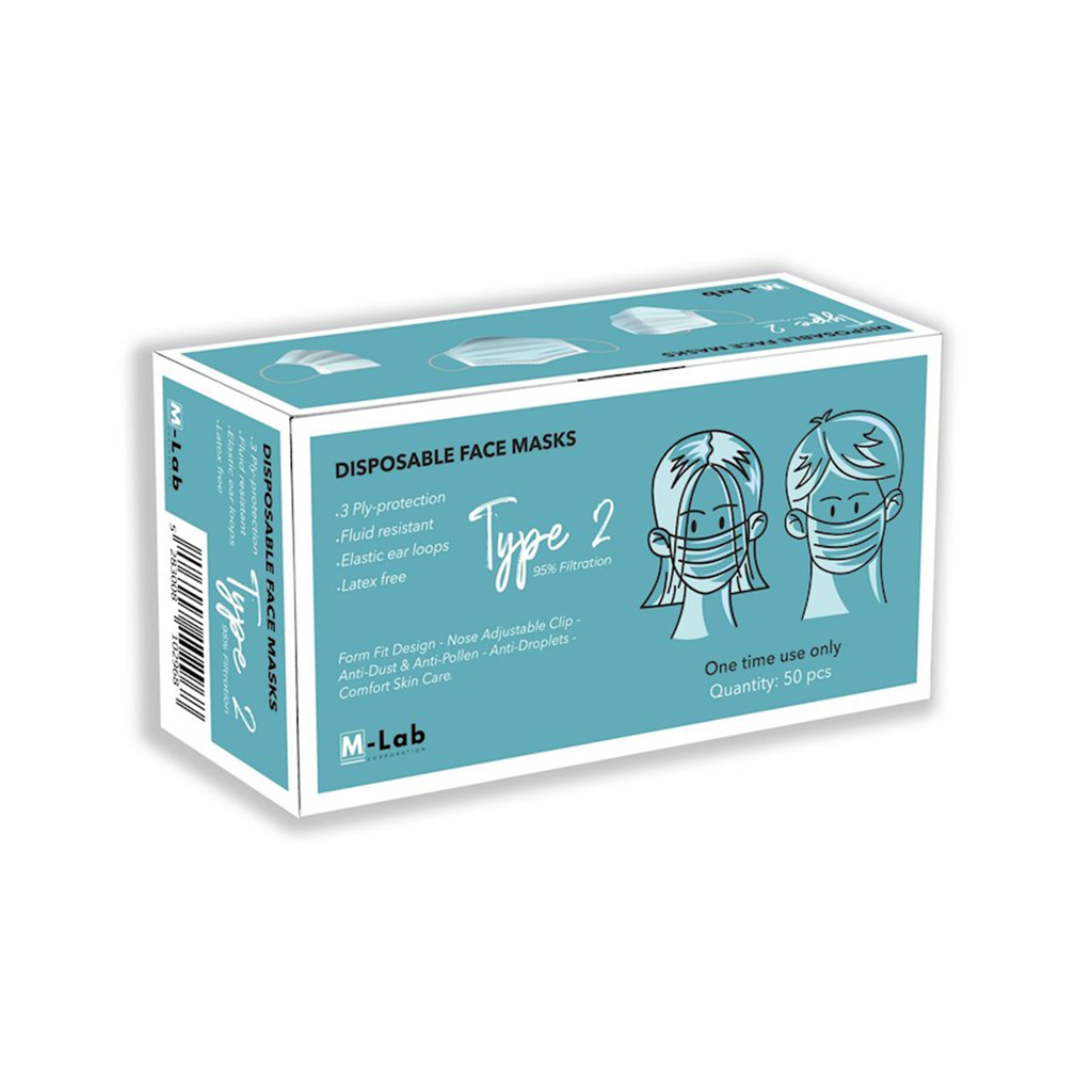 Lab Disposable Mask Fattal Online - Buy M-Lab Disposable Face Mask 3 Ply Type 2 - 50pcs in ...