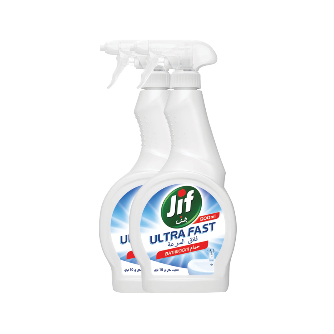 Jif Ultra Fast Bathroom Spray 500ml x2 15%OFF