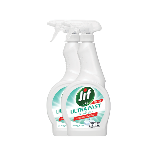 Jif Ultra Fast Multpurpose Spray 500ml x2 15%OFF