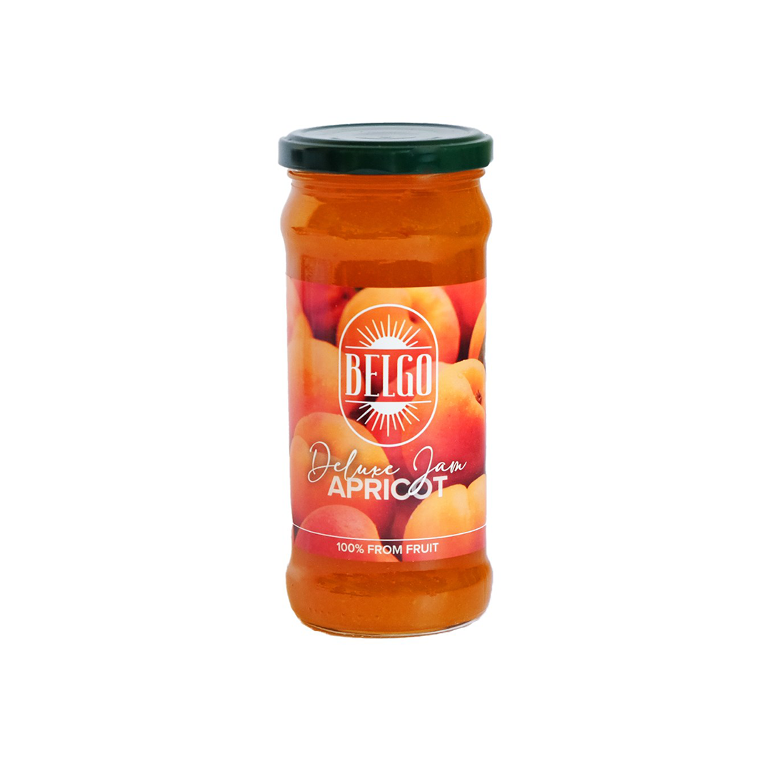 Belgo Deluxe Jam Apricot 450g