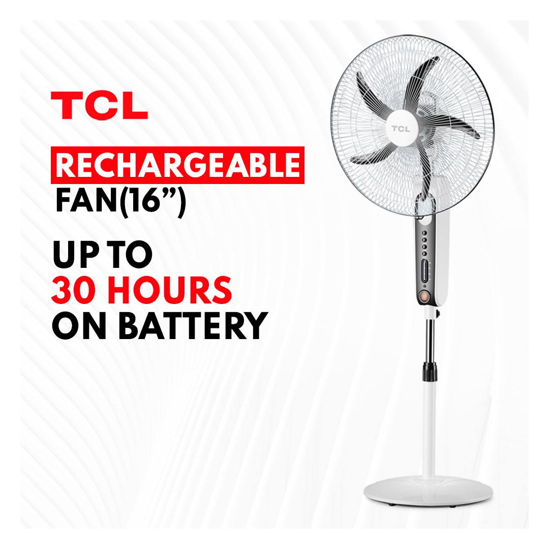 TCL Rechargeable Fan & Remote 16 Inch AG04080WW