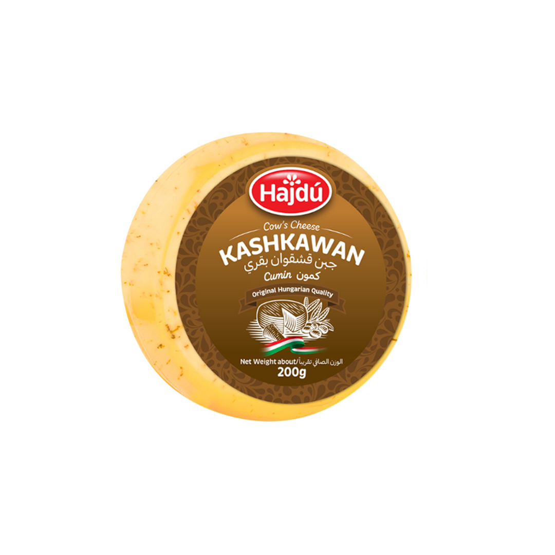 Hajdu Cow Kashkaval Cheese with Cumin 200g