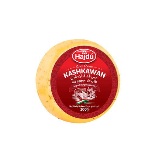Hajdu Cow Kashkaval Cheese With Red Pepper 200g