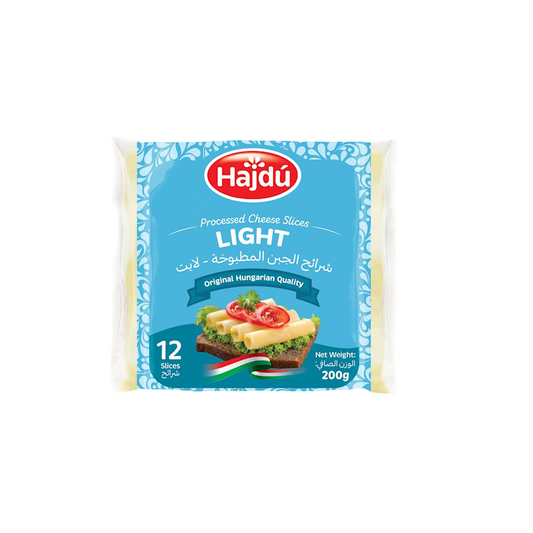Hajdu Processed Sliced Cheese 200g Light