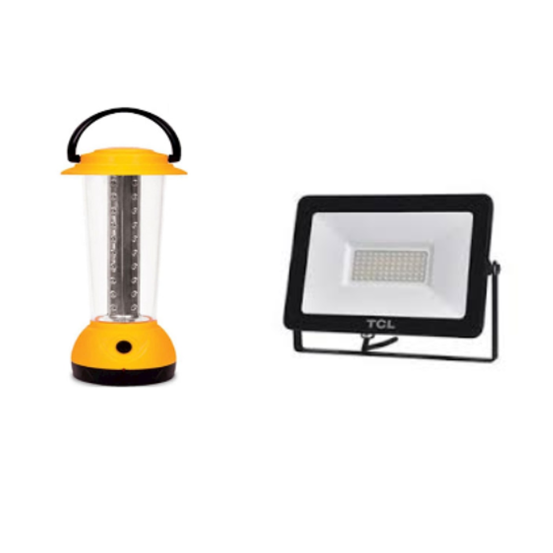 TCL Rechargeable light + LED Floodlight 50W