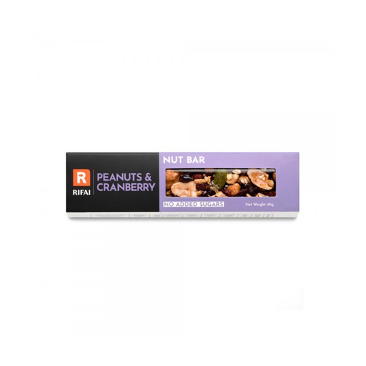 Rifai Sugar Free Cranberry Peanut Bar 40g