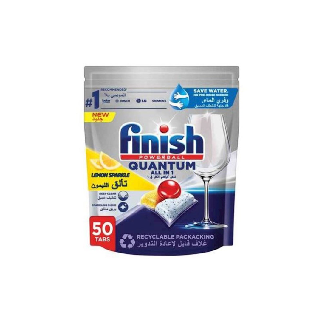 Finish Powerball Quantum ALL in 1 Dishwasher Tablets, 50s