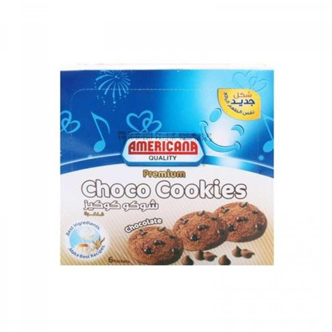 Americana Choco Cookies Chocolate 45g, Pack of 6
