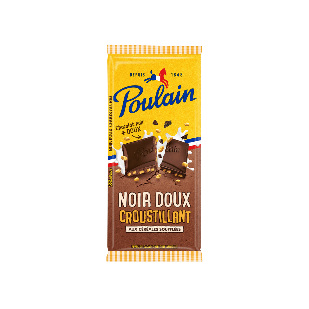 Poulain Noir Doux Croustillant,  95g