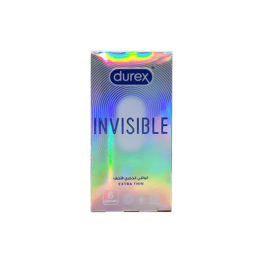 Durex Invisible Extra Thin Condom 6's