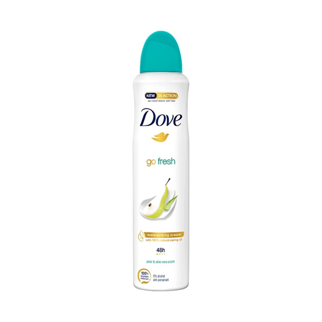 Dove Go Fresh Pear & Aloe Vera Antiperspirant Deodorant Woman, 250ml