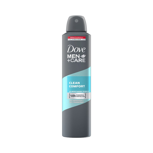 Dove Men+ Care Antiperspirant Deodorant Clean Comfort, 250ml