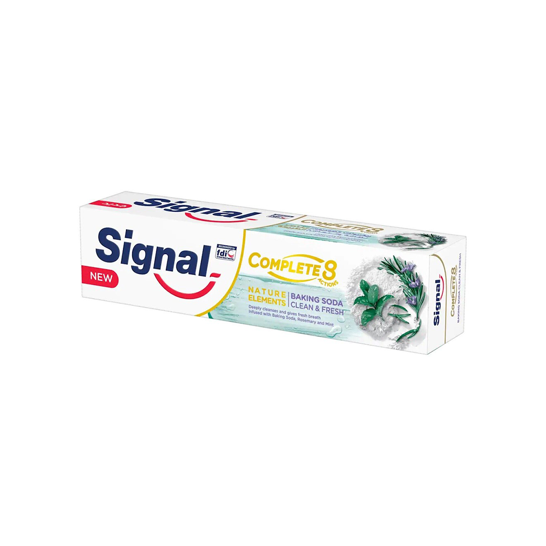 Fattal Online - Buy Signal Toothpaste Natural Complete 8 Baking Soda ...