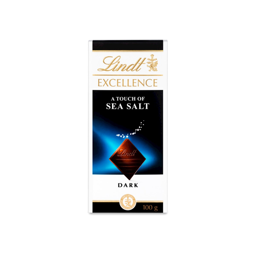 Lindt Excellence Sea Salt Chocolate Bar 100g