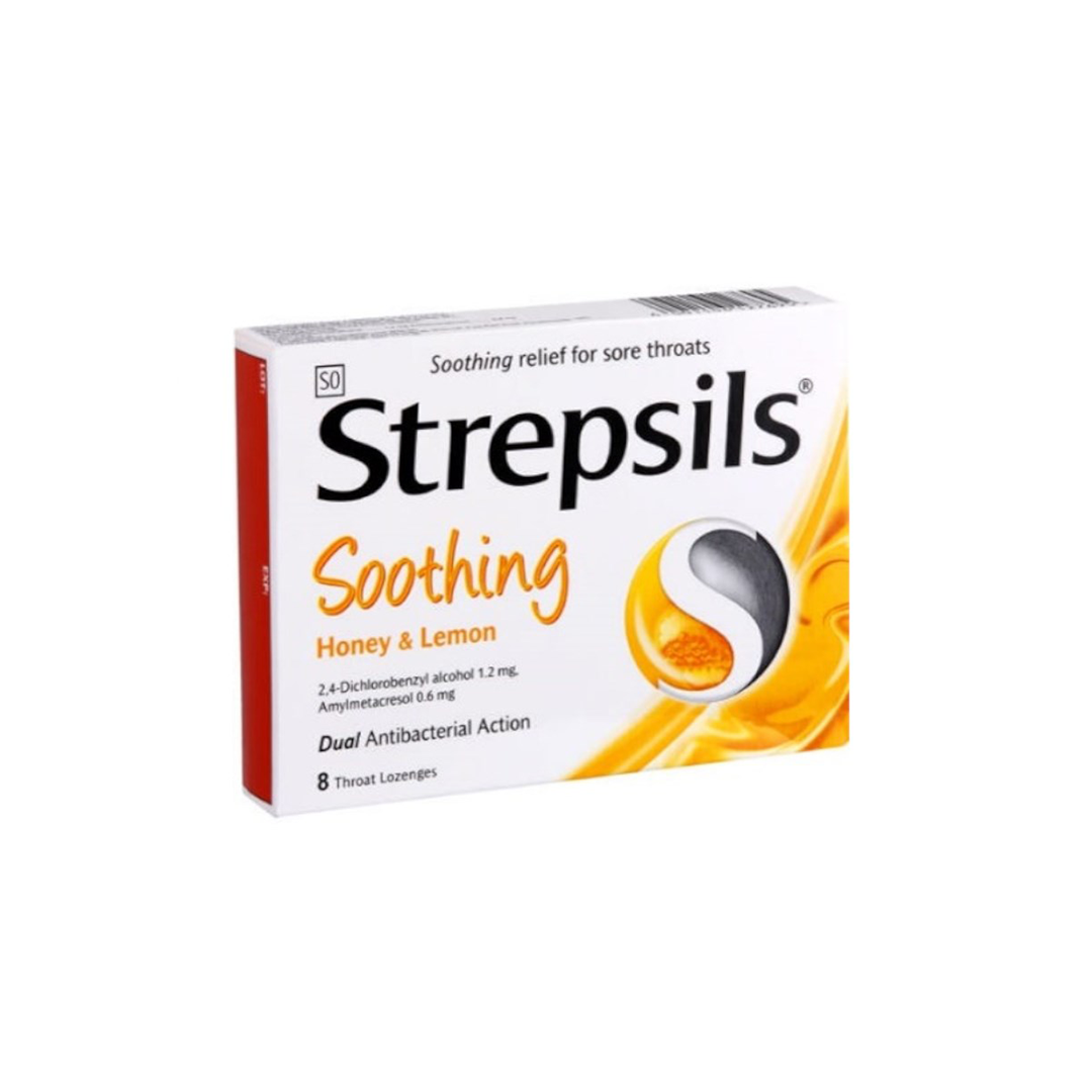 Strepsils Honey Lemon, Pack of 24 Lozenges